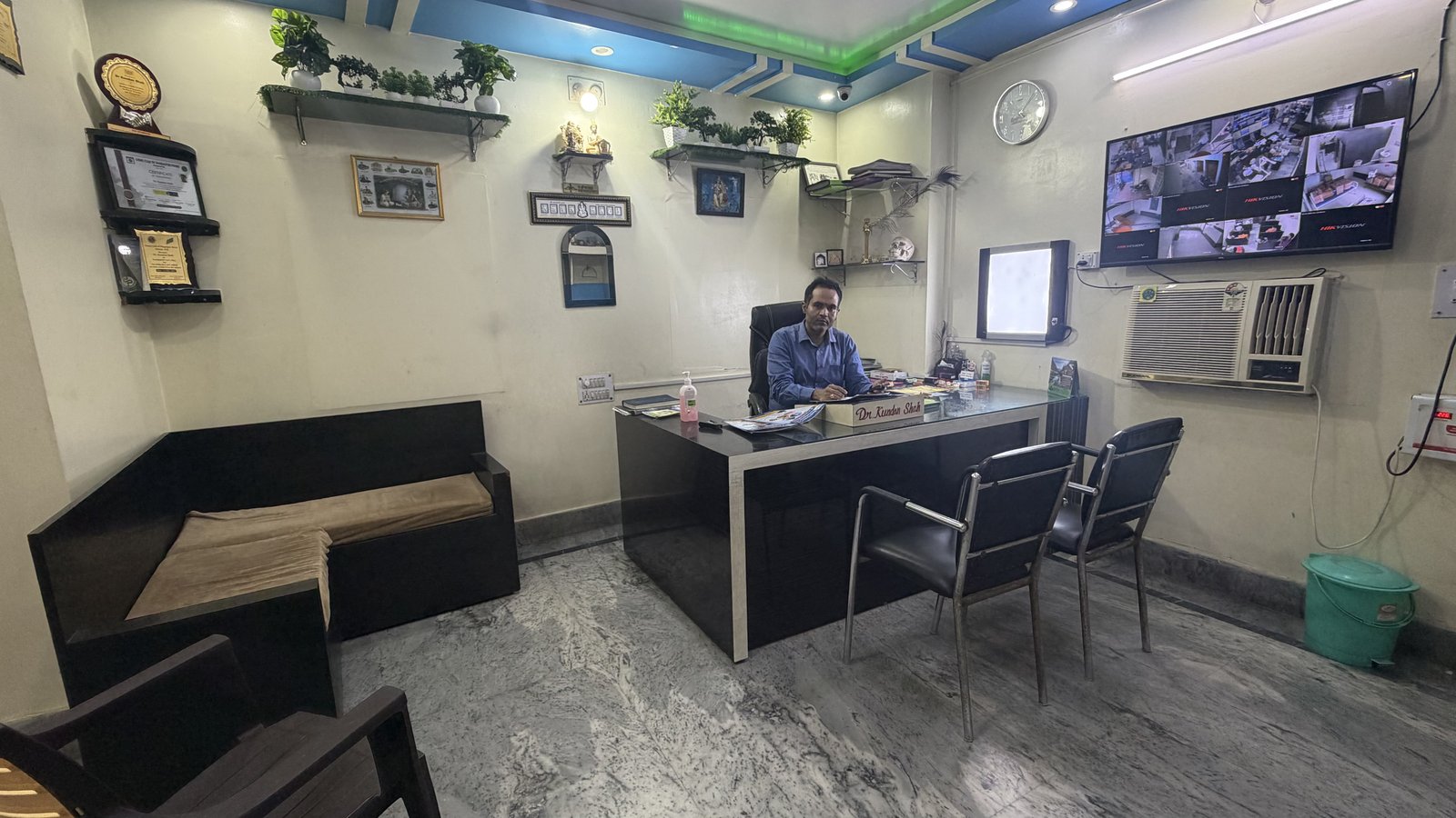Treatment in progress at Khushi Dental Care