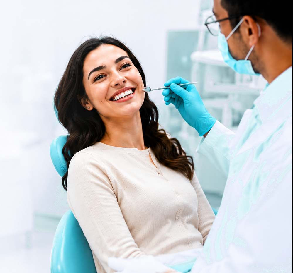 Patient care at Khushi Dental Care