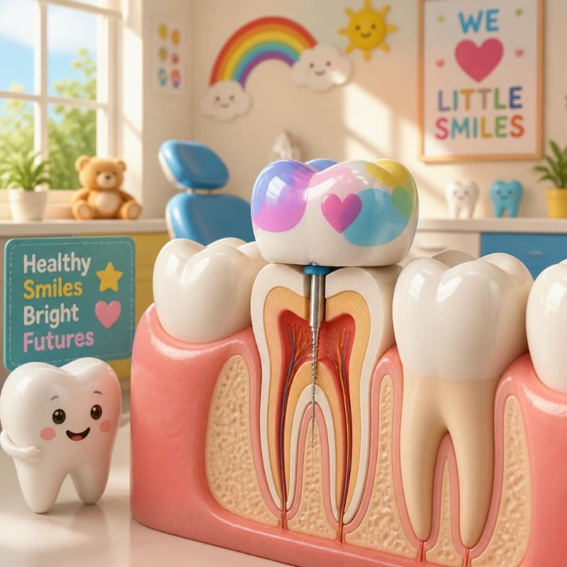 Paediatric Root Canal with Ceramic Cap in Bhagalpur