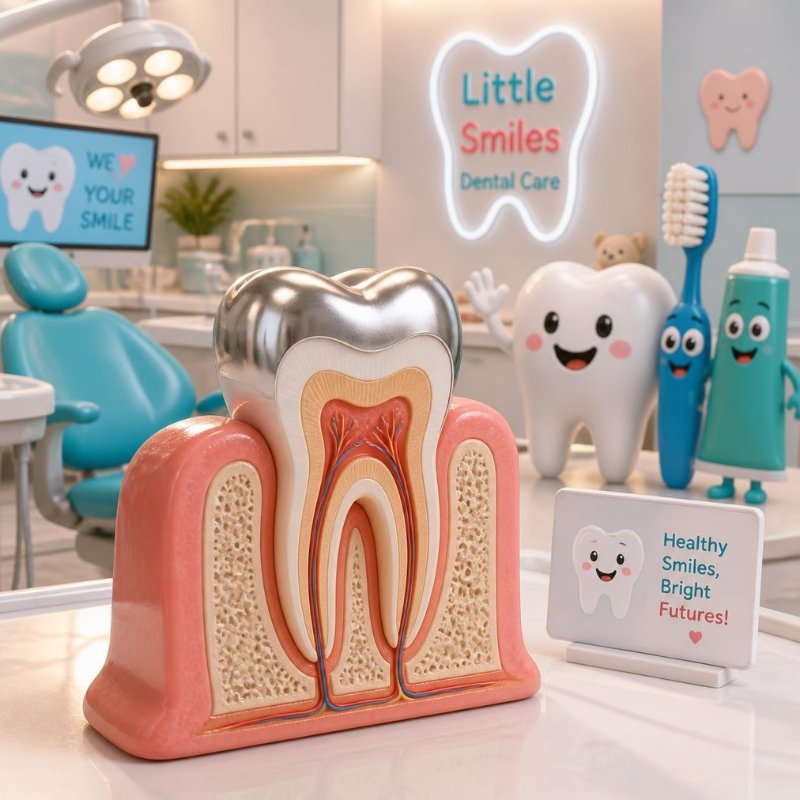 Paediatric Root Canal with Metal Cap in Bhagalpur